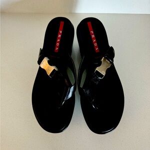 Prada Women's Black Sandals size 39